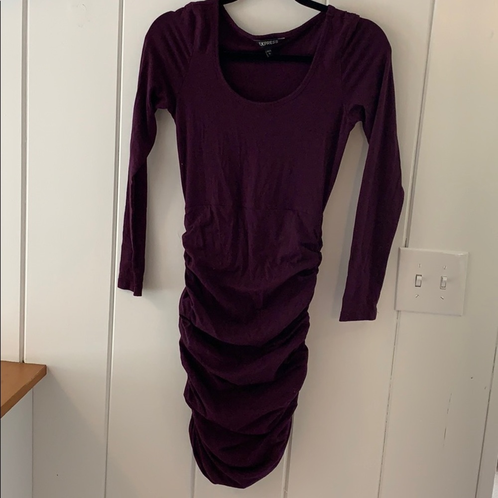 NWOT Express bodycon dress - Plum